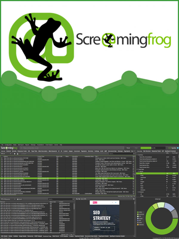 Screaming Frog, migliore simulatore di bot per la SEO